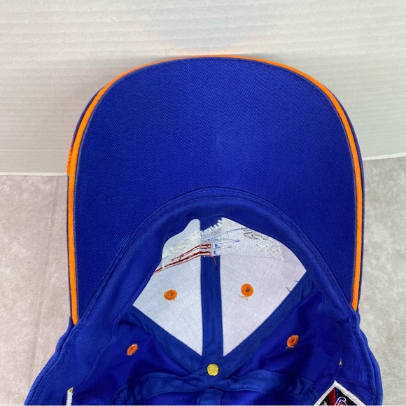 New England Patriots Hat Adult Blue Vintage Retro Flames NFL Football RARE OSFM - Picture 7 of 10